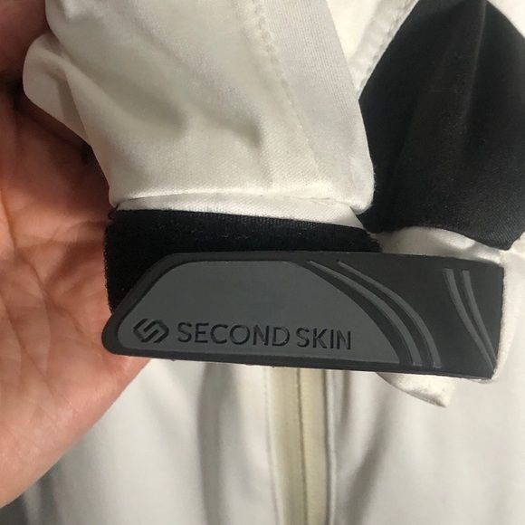 Mens White & Black Summer Jacket. Second Skin. Size Large. - Picture 2 of 10